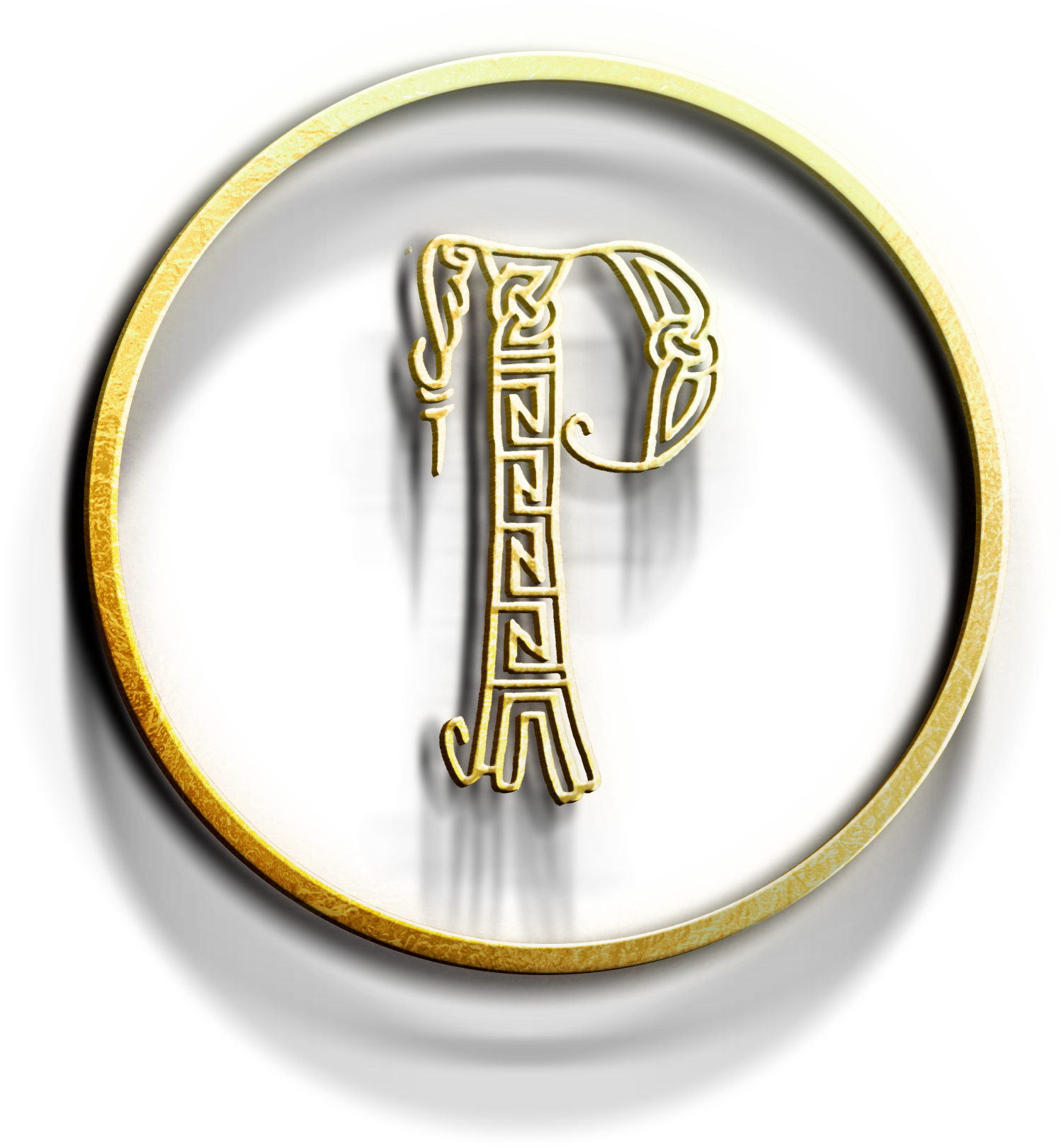 Logo-Farmacia-P-Prujà-3d-daurat-Fons-trans